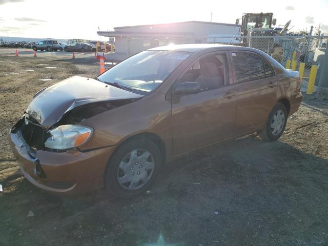 1NXBR32E48Z025718 - 2008 TOYOTA COROLLA CE ORANGE photo 1