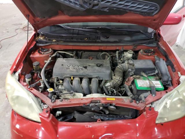 2T1KR32E26C571500 - 2006 TOYOTA COROLLA MA XR RED photo 12