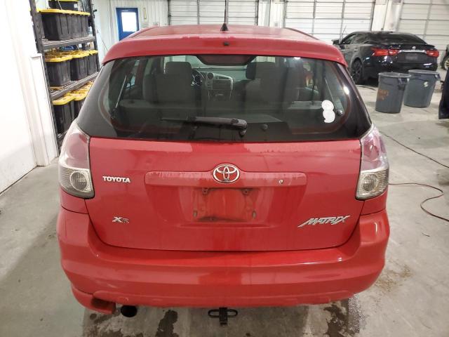 2T1KR32E26C571500 - 2006 TOYOTA COROLLA MA XR RED photo 6