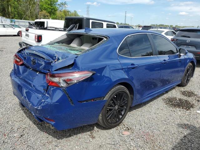 4T1G11AK7PU116473 - 2023 TOYOTA CAMRY SE NIGHT SHADE BLUE photo 3