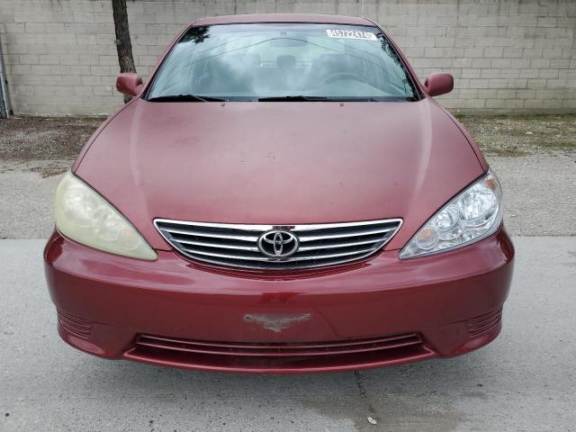 4T1BE32K06U132215 - 2006 TOYOTA CAMRY LE BURGUNDY photo 5