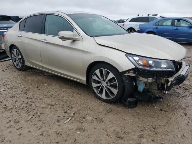 1HGCR3F84FA027966 - 2015 HONDA ACCORD EXL TAN photo 4