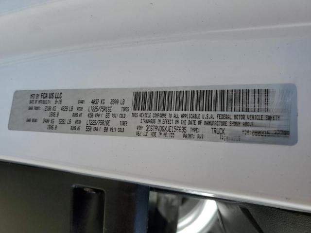 3C6TRVDGXJE156635 - 2018 RAM PROMASTER 2500 HIGH 白色 照片 13