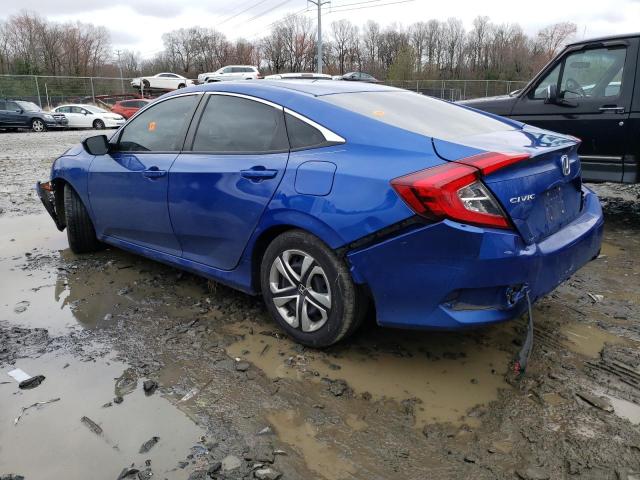 2HGFC2F54JH609591 - 2018 HONDA CIVIC LX BLUE photo 2