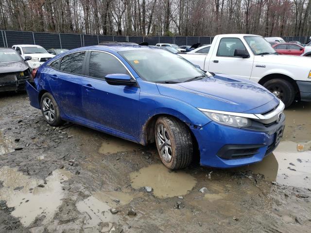 2HGFC2F54JH609591 - 2018 HONDA CIVIC LX BLUE photo 4