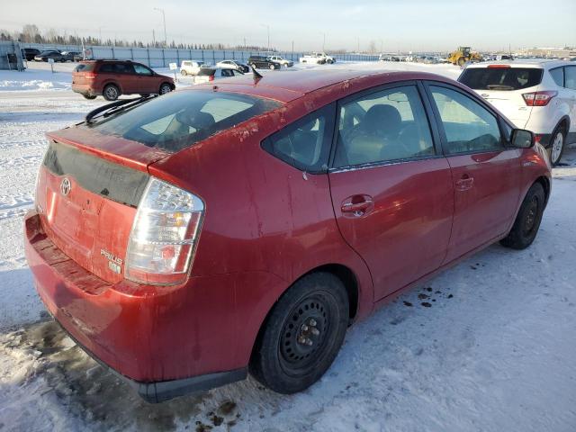 JTDKB20U883429723 - 2008 TOYOTA PRIUS RED photo 3