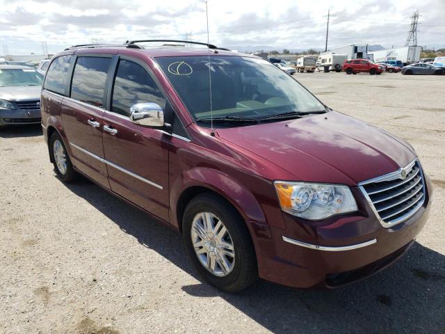 2A8HR64X48R713643 - 2008 CHRYSLER TOWN & COU LIMITED MAROON photo 4