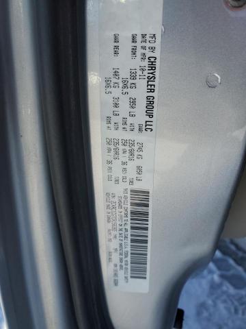 2C4RC1CG7CR156365 - 2012 CHRYSLER TOWN & COU TOURING L SILVER photo 13