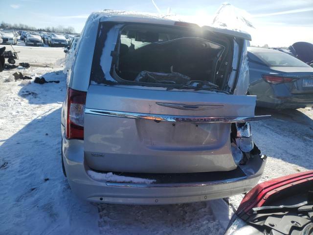 2C4RC1CG7CR156365 - 2012 CHRYSLER TOWN & COU TOURING L SILVER photo 6