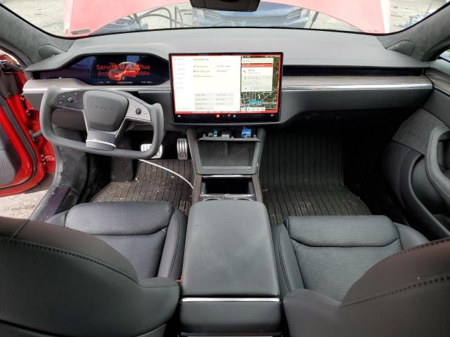5YJSA1E56MF440554 - 2021 TESLA MODEL S წითელი ფოტო 8
