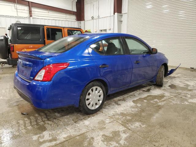 3N1CN7AP0FL888444 - 2015 NISSAN VERSA S BLUE photo 3