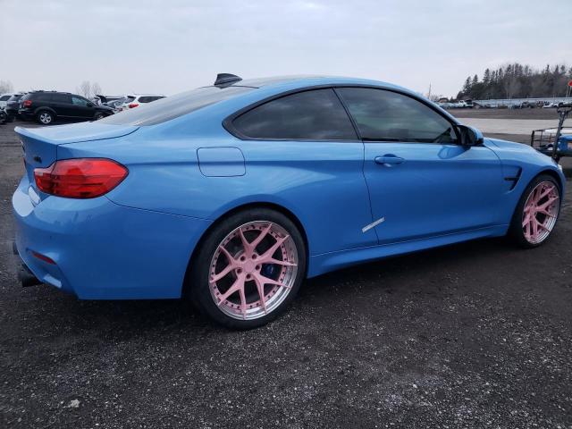 WBS3R9C55GK708640 - 2016 BMW M4 BLUE photo 3