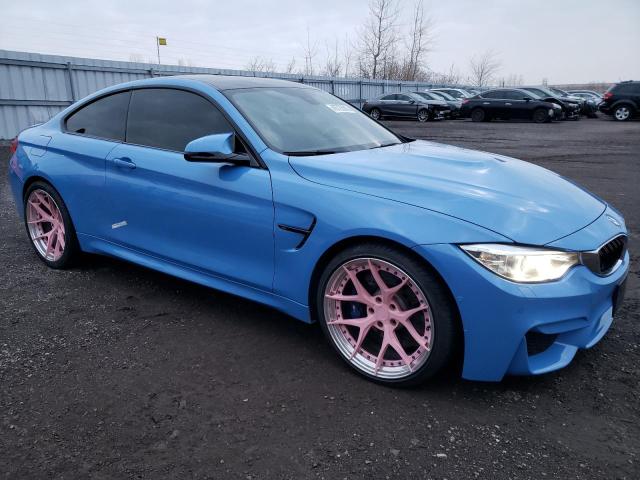 WBS3R9C55GK708640 - 2016 BMW M4 BLUE photo 4