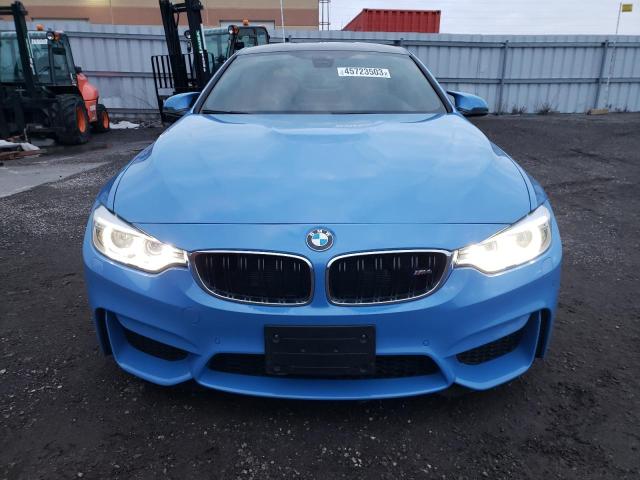 WBS3R9C55GK708640 - 2016 BMW M4 BLUE photo 5