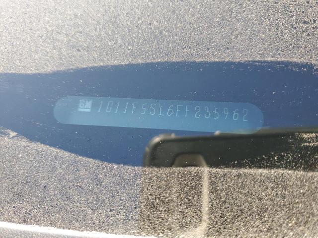 1G11F5SL6FF235962 - 2015 CHEVROLET MALIBU LTZ ვერცხლისფერი ფოტო 13