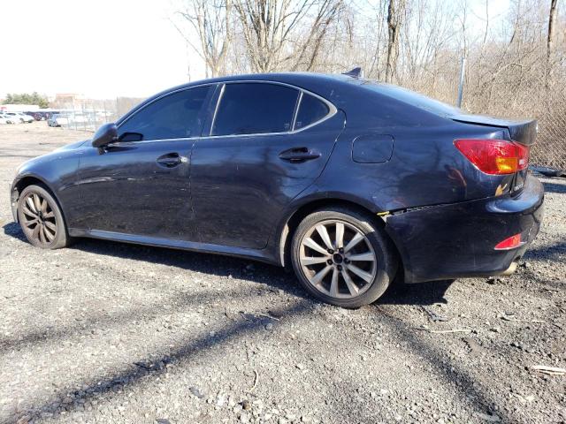 JTHCK262775010905 - 2007 LEXUS IS 250 BLUE photo 2