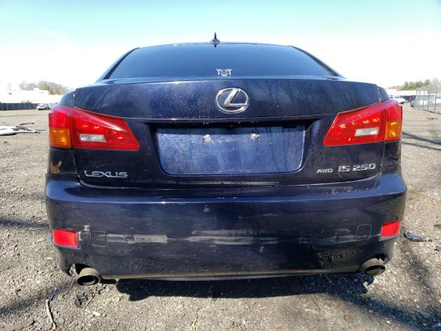 JTHCK262775010905 - 2007 LEXUS IS 250 BLUE photo 6