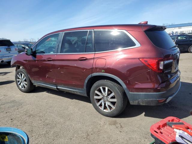 5FNYF6H58KB036821 - 2019 HONDA PILOT EXL MAROON photo 2