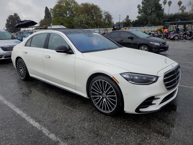 W1K6G7GB7MA059283 - 2021 MERCEDES-BENZ S 580 4MATIC WHITE photo 4