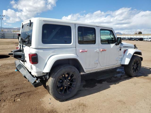 1C4JJXP63MW782205 - 2021 JEEP WRANGLER U SAHARA 4XE WHITE photo 3
