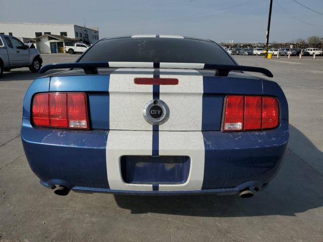 1ZVFT82H265113721 - 2006 FORD MUSTANG GT BLUE photo 6