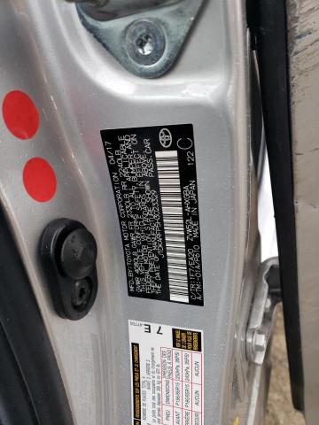 JTDKARFP5H3023329 - 2017 TOYOTA PRIUS PRIM ვერცხლისფერი ფოტო 12