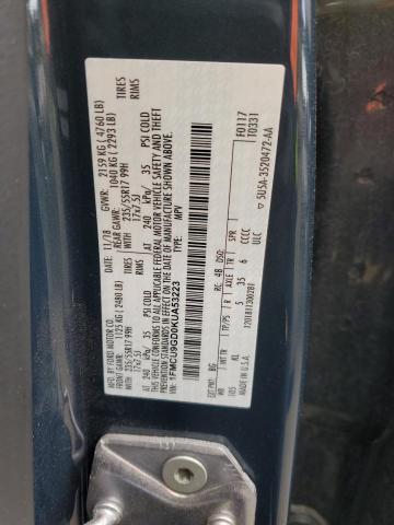 1FMCU9GD0KUA53223 - 2019 FORD ESCAPE SE BLUE photo 13