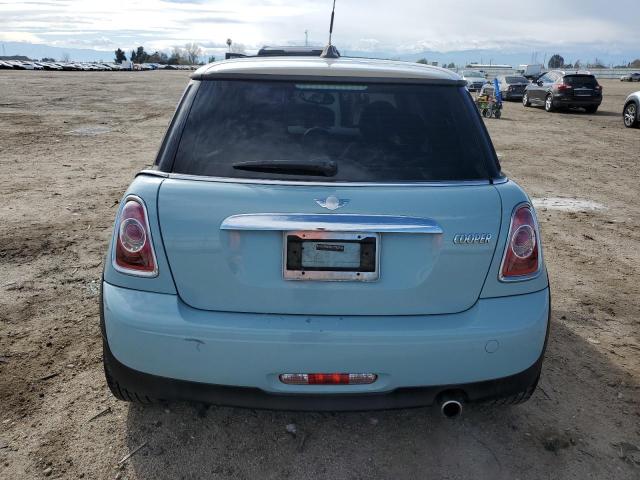 WMWSU3C52DT679289 - 2013 MINI COOPER BLUE photo 6