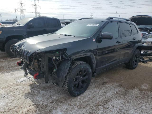 1C4PJMBX9JD517630 - 2018 JEEP CHEROKEE TRAILHAWK BLACK photo 1