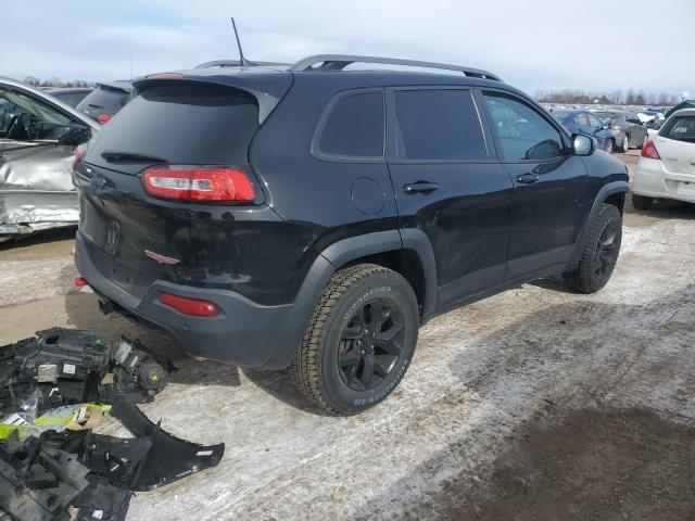 1C4PJMBX9JD517630 - 2018 JEEP CHEROKEE TRAILHAWK BLACK photo 3