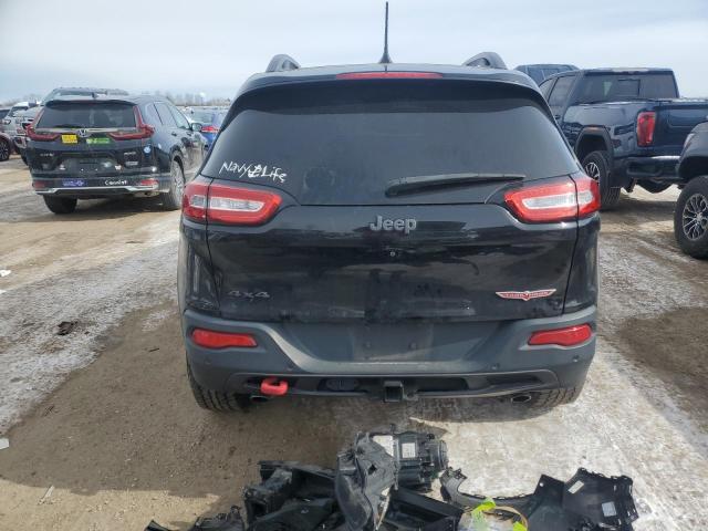 1C4PJMBX9JD517630 - 2018 JEEP CHEROKEE TRAILHAWK BLACK photo 6