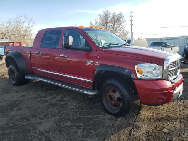 3D7MX49A28G213075 - 2008 DODGE RAM 3500 RED photo 4