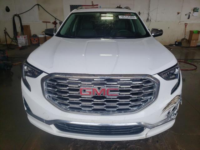 3GKALXEX8JL307841 - 2018 GMC TERRAIN DENALI WHITE photo 5