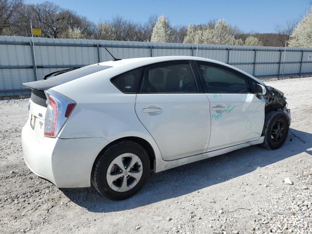 JTDKN3DU5D5635264 - 2013 TOYOTA PRIUS WHITE photo 3