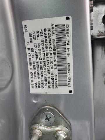 3CZRE38539G702553 - 2009 HONDA CR-V EX SILVER photo 13