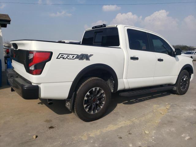 1N6AA1ED1PN105806 - 2023 NISSAN TITAN SV WHITE photo 3