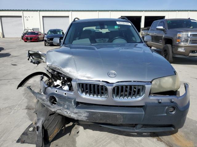 WBXPA73454WB26463 - 2004 BMW X3 2.5I SILVER photo 5