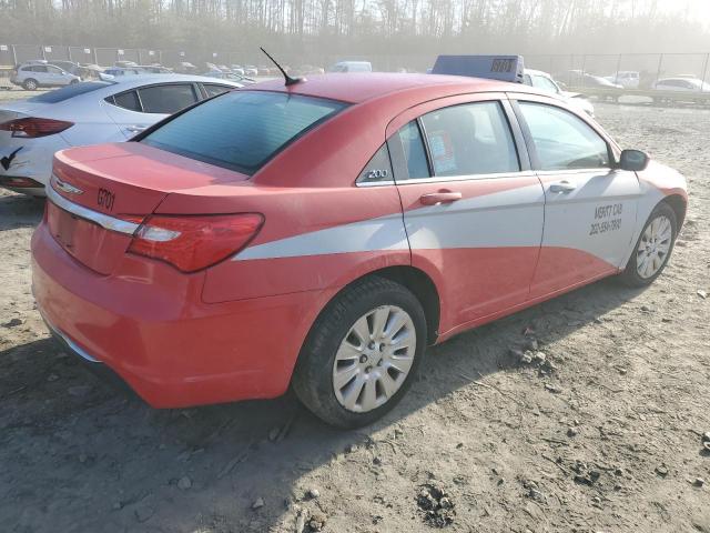 1C3CCBABXEN212449 - 2014 CHRYSLER 200 LX RED photo 3