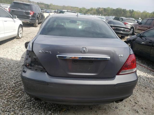 JH4KB16566C006547 - 2006 ACURA RL GRAY photo 6