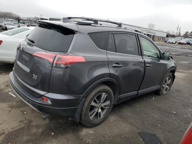 JTMRFREV2HJ710313 - 2017 TOYOTA RAV4 XLE GRAY photo 3