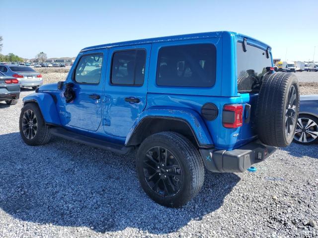 1C4JJXP61NW183725 - 2022 JEEP WRANGLER U SAHARA 4XE BLUE photo 2