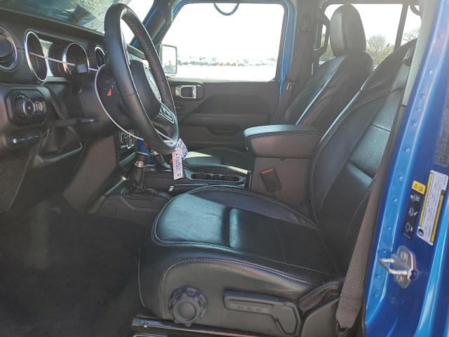 1C4JJXP61NW183725 - 2022 JEEP WRANGLER U SAHARA 4XE BLUE photo 7