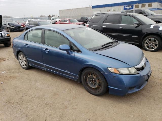 2HGFA1F58AH559360 - 2010 HONDA CIVIC LX BLUE photo 4