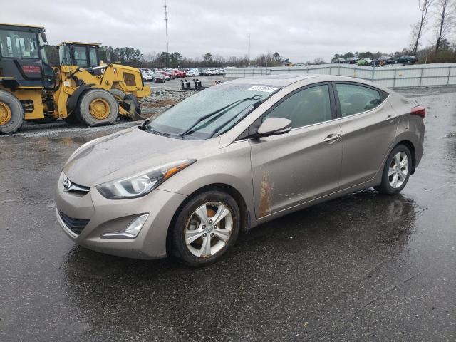 5NPDH4AE5GH673634 - 2016 HYUNDAI ELANTRA SE BEIGE photo 1