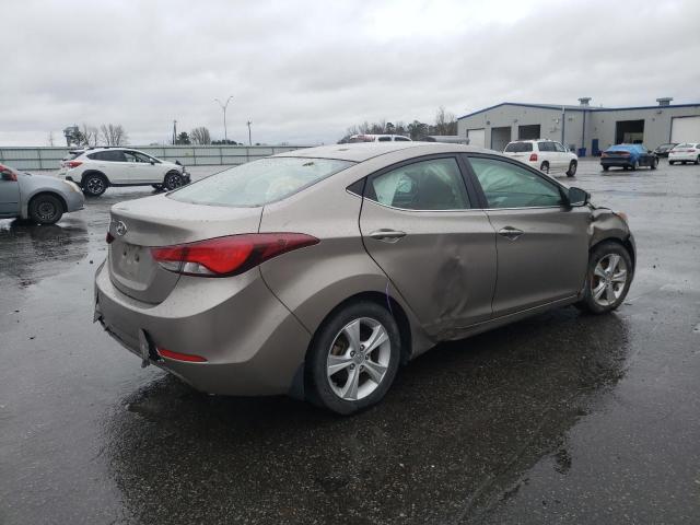 5NPDH4AE5GH673634 - 2016 HYUNDAI ELANTRA SE BEIGE photo 3