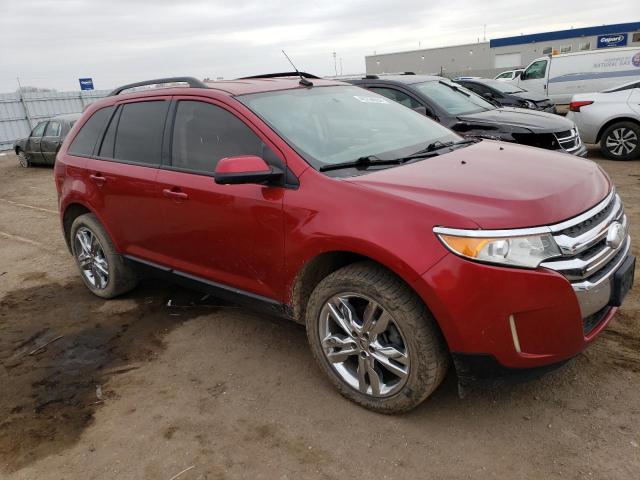 2FMDK3JC1CBA80171 - 2012 FORD EDGE SEL RED photo 4