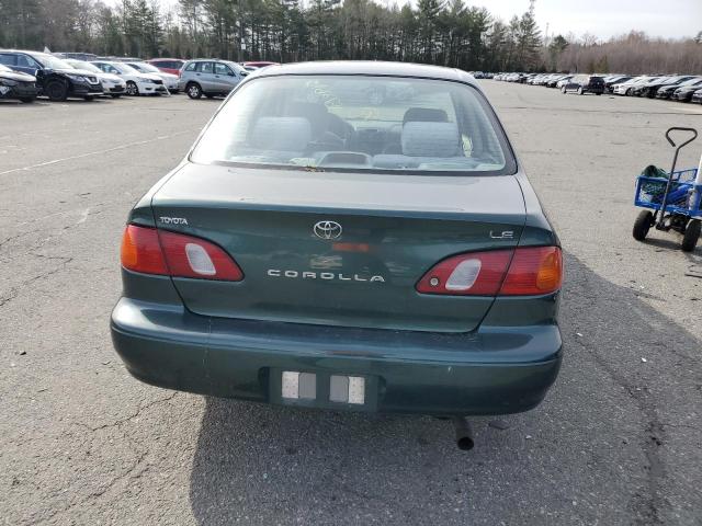 2T1BR18E8YC284192 - 2000 TOYOTA COROLLA VE GREEN photo 6