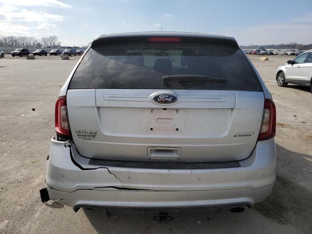 2FMDK3AK0CBA20213 - 2012 FORD EDGE SPORT SILVER photo 6