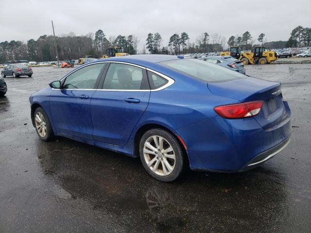 1C3CCCAB1FN694574 - 2015 CHRYSLER 200 LIMITED BLUE photo 2