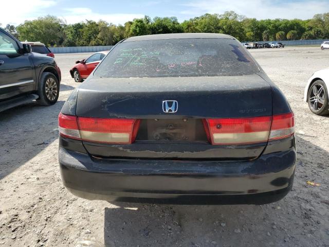 1HGCM56304A110564 - 2004 HONDA ACCORD LX BLACK photo 6